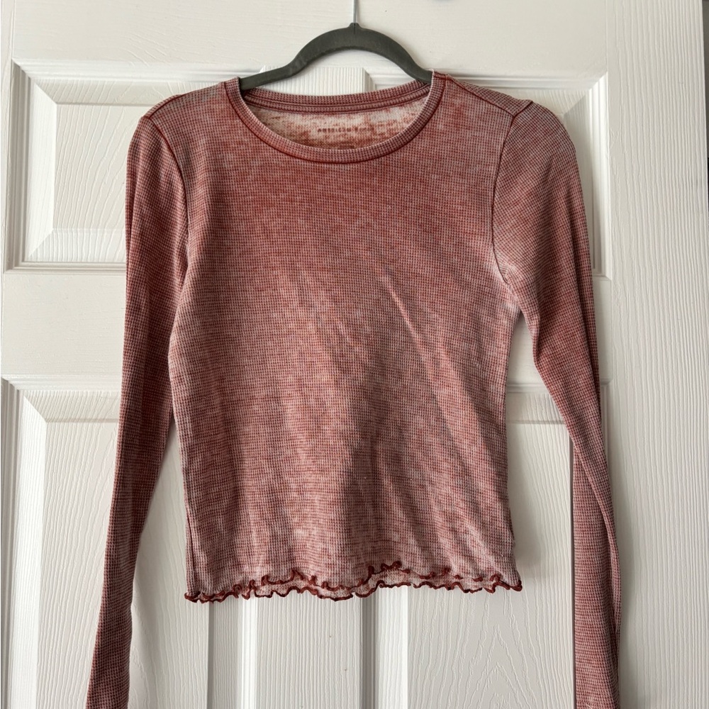 American Eagle Outfitters burnt orange Long Sleeve